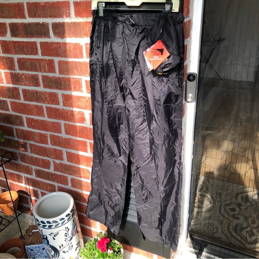 Red Ledge Thunderlight Black Rain Pants M